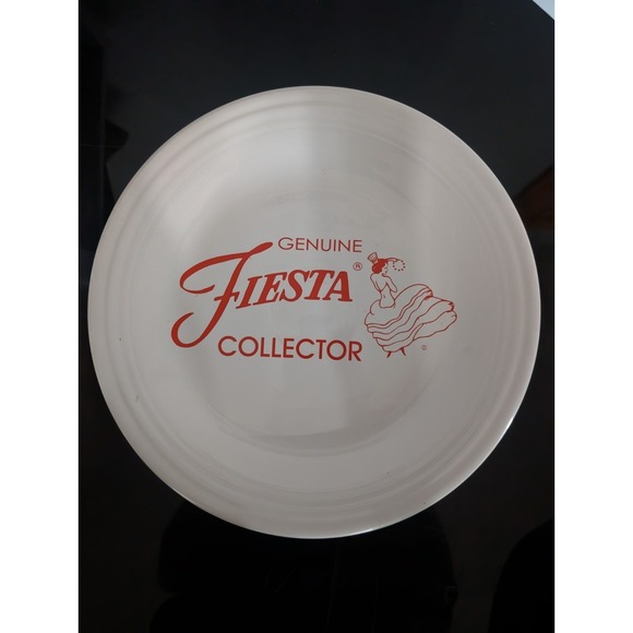 Fiestaware Other - GENUINE FIESTA Collector Dinner Plate Exclusive Dancing Lady HOMER LAUGHLIN USA